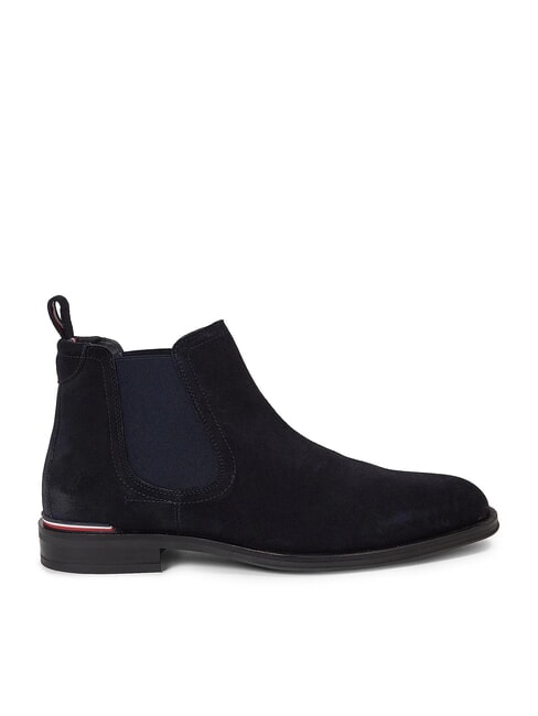 CORE RWB HILFIGER Suede ankle boots blue - Men&rsquo;s shoes
