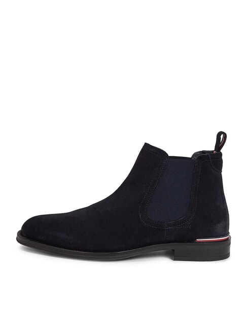 CORE RWB HILFIGER Suede ankle boots blue - Men&rsquo;s shoes