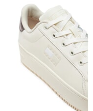 TOMMY HILFIGER TOMMY JEANS Flatform High sneakers ecru - Women&rsquo;s shoes - 3