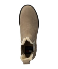 TOMMY HILFIGER TH JEANS Nubuck leather ankle boots khaki - Women&rsquo;s shoes - 4