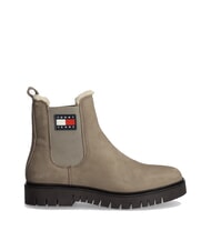 TOMMY HILFIGER TH JEANS Nubuck leather ankle boots khaki - Women&rsquo;s shoes - 2