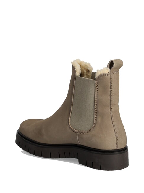 TH JEANS Nubuck leather ankle boots khaki - Women&rsquo;s shoes