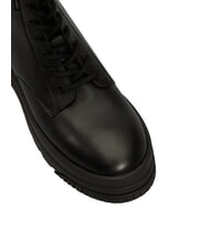 TOMMY HILFIGER TH JEANS Leather platform ankle boots with zip black - Women&rsquo;s shoes - 3