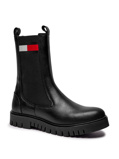 TH JEANS Leather ankle boots black - Women&rsquo;s shoes