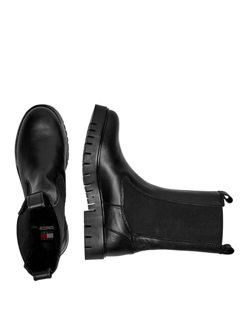 TH JEANS Leather ankle boots black - Women&rsquo;s shoes
