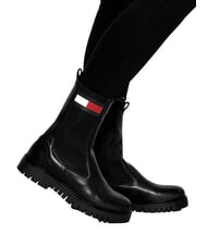 TOMMY HILFIGER TH JEANS Leather ankle boots black - Women&rsquo;s shoes - 5