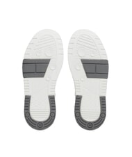TOMMY HILFIGER TOMMY JEANS Leather sneakers white / silver - Women&rsquo;s shoes - 5