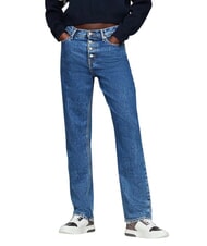 TOMMY HILFIGER TOMMY JEANS Leather sneakers white / silver - Women&rsquo;s shoes - 6