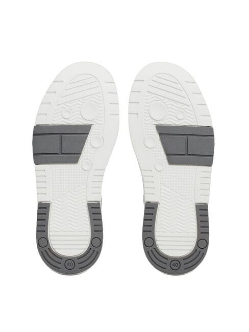 TOMMY JEANS Leather sneakers white / silver - Women&rsquo;s shoes