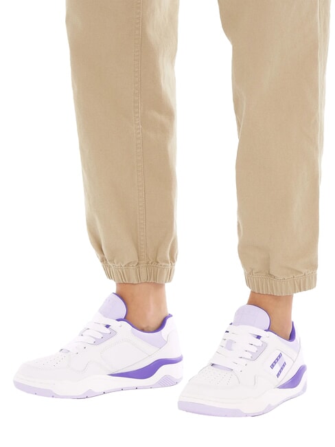 TJW NEW BASKET Leather sneakers purple - Women&rsquo;s shoes