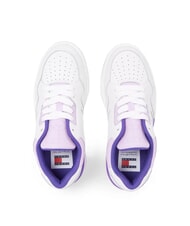 TOMMY HILFIGER TJW NEW BASKET Leather sneakers purple - Women&rsquo;s shoes - 5