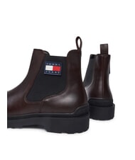 TOMMY HILFIGER TOMMY JEANS CHELSEA LEATHER  Leather ankle boots brown - Men&rsquo;s shoes - 3