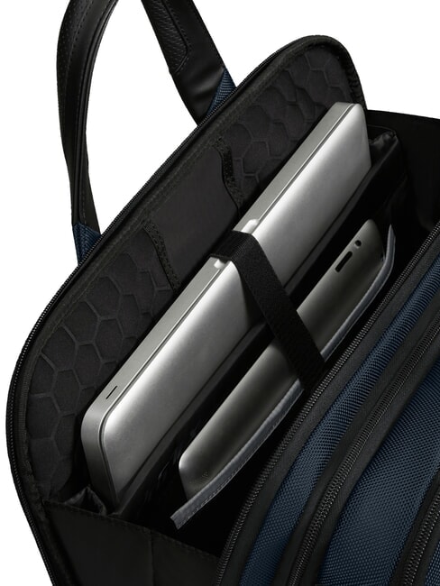 PRO-DLX 6 Expandable 15.6" laptop briefcase blue - Work Briefcases