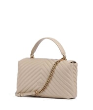 PINKO CLASSIC LADY LOVE BAG chevron bag beige-smoky gray-antique gold - Women&rsquo;s Bags - 2