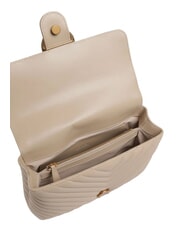 PINKO CLASSIC LADY LOVE BAG chevron bag beige-smoky gray-antique gold - Women&rsquo;s Bags - 3