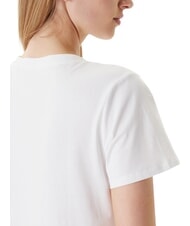 GUESS FLOWER BLING T-shirt with print and application purwhite - T-shirt - 4