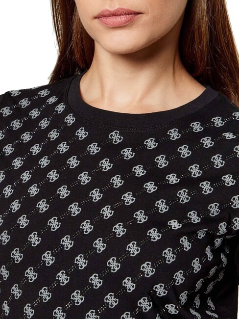 ALLOVER Cotton T-Shirt jetbla - T-shirt