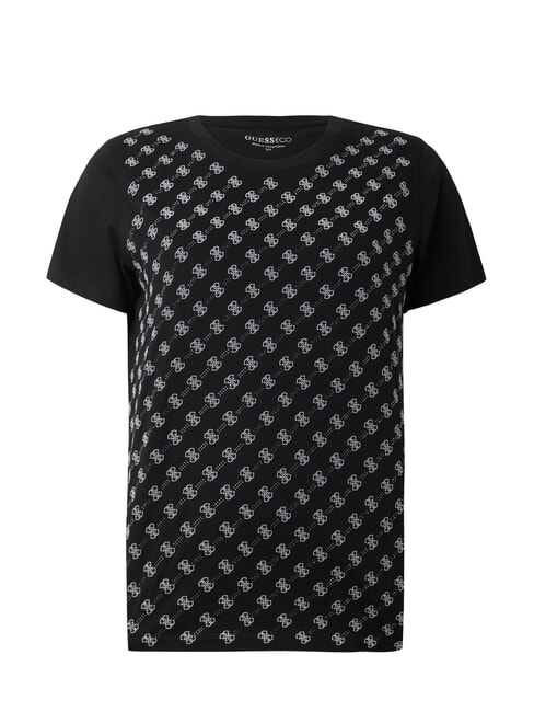 ALLOVER Cotton T-Shirt jetbla - T-shirt