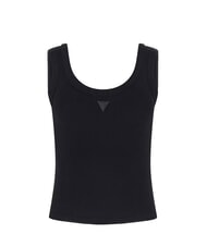 GUESS TRIANGLE PATCH Tank top jetbla - T-shirt - 3