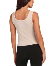 GUESS TRIANGLE PATCH Tank top smash taupe - T-shirt - 2