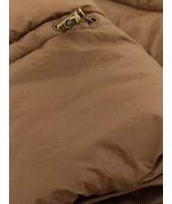 GUESS NEW DAISY Down jacket with hood washed taupe multi - Women's down jackets - 3