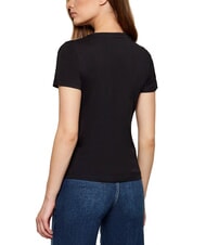 GUESS ALLOVER Cotton T-Shirt jetbla - T-shirt - 2
