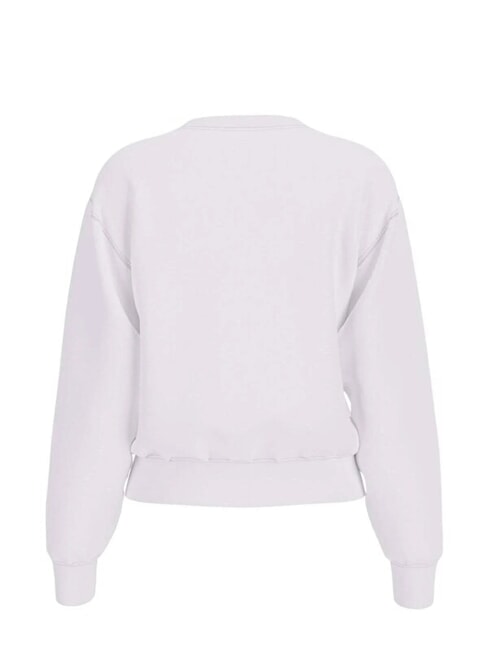 STUDDED LOVE Crewneck sweatshirt with stud print purwhite - Women's Sweatshirts