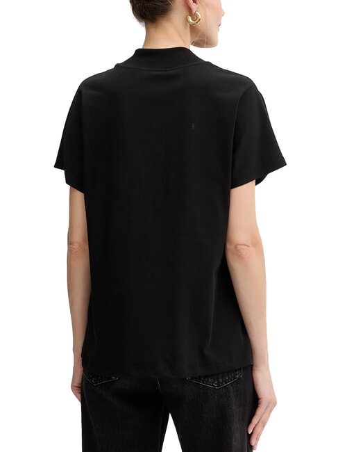 MOCK Cotton T-Shirt jetbla - T-shirt