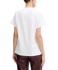 GUESS MOCK Cotton T-Shirt purwhite - T-shirt - 2