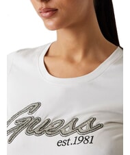 GUESS HOT FIX Cotton T-Shirt muted stone - T-shirt - 3