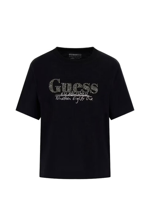 TOUR DATES Cotton T-Shirt jetbla - T-shirt