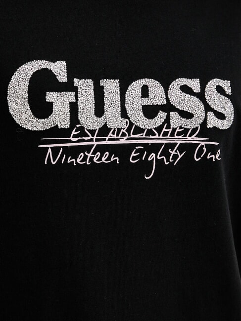 TOUR DATES Cotton T-Shirt jetbla - T-shirt