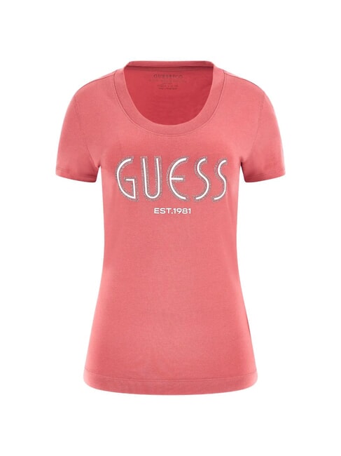 SS LOGO Short-sleeved T-shirt coral - T-shirt