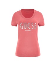 GUESS SS LOGO Short-sleeved T-shirt coral - T-shirt - 3