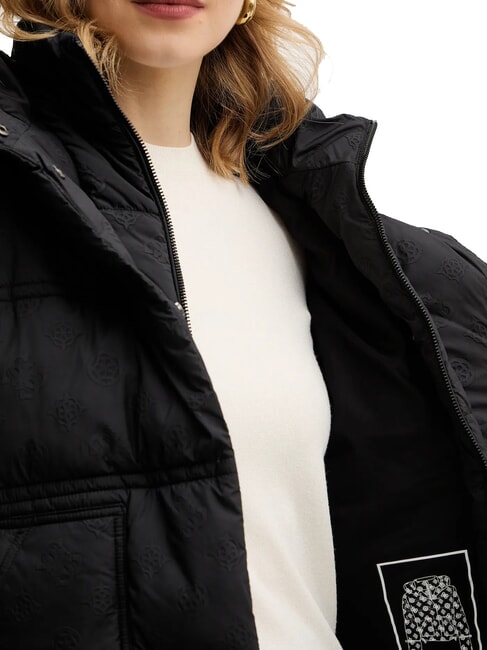 NEW DAISY Down jacket with hood jetbla - Women's down jackets