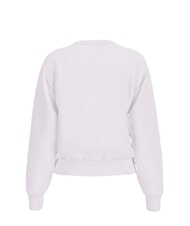 GUESS STUDDED LOVE Crewneck sweatshirt with stud print purwhite - Women's Sweatshirts - 3