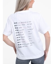 GUESS TOUR DATES Cotton T-Shirt purwhite - T-shirt - 2