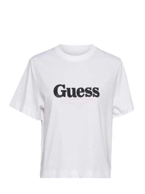 TOUR DATES Cotton T-Shirt purwhite - T-shirt