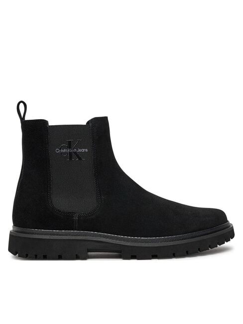 CK JEANS Suede ankle boots triple black - Men&rsquo;s shoes