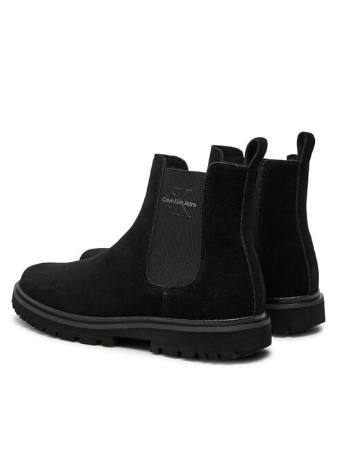 CK JEANS Suede ankle boots triple black - Men&rsquo;s shoes