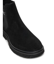 CALVIN KLEIN CK JEANS Suede ankle boots triple black - Men&rsquo;s shoes - 5
