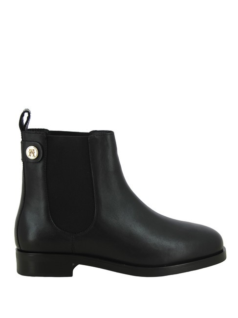 STUD LOW CHELSEA Leather ankle boot BLACK - Women&rsquo;s shoes