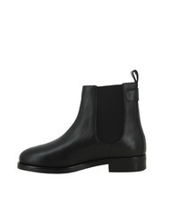 TOMMY HILFIGER STUD LOW CHELSEA Leather ankle boot BLACK - Women&rsquo;s shoes - 3