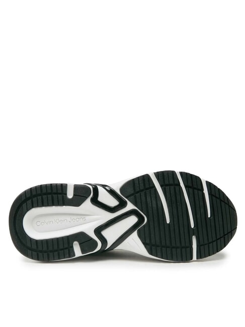 RETRO TENNIS Mesh and suede leather sneakers white - Women&rsquo;s shoes