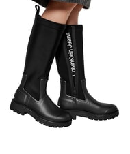 CALVIN KLEIN HIGH RAINBOOT High neoprene boots black - Women&rsquo;s shoes - 7