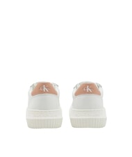 CALVIN KLEIN CK JEANS  Chunky Cupsole Leather sneakers white - Women&rsquo;s shoes - 4