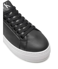 CALVIN KLEIN BOLD PLATF LOW Leather sneakers black - Women&rsquo;s shoes - 3