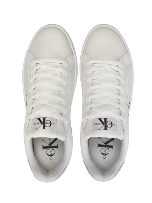 BOLD LOW LACE Leather platform sneakers white - Women&rsquo;s shoes