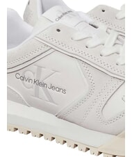 CALVIN KLEIN TOOTHY RUNNER Leather sneakers white - Women&rsquo;s shoes - 3