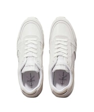 CALVIN KLEIN TOOTHY RUNNER Leather sneakers white - Women&rsquo;s shoes - 4